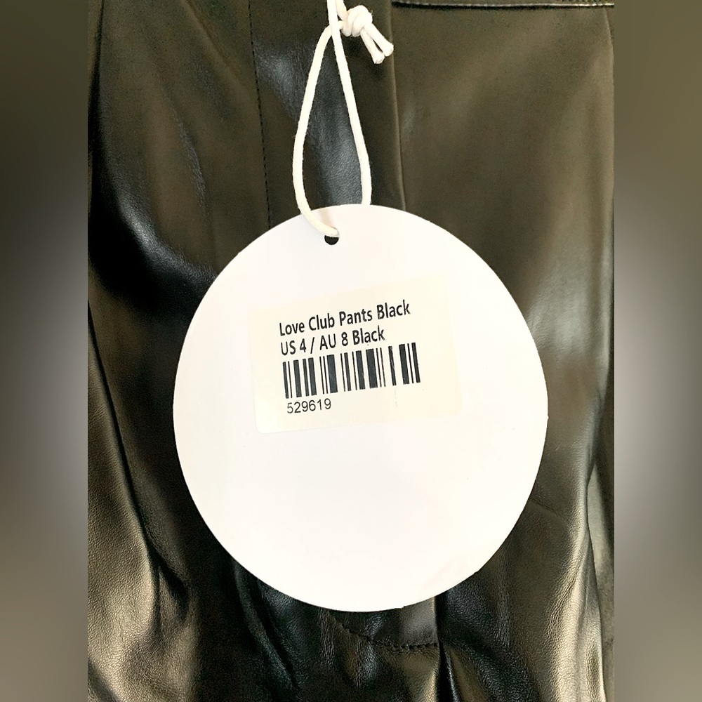 princess polly love club leather pants 🖤 nwt - Picture 6 of 8